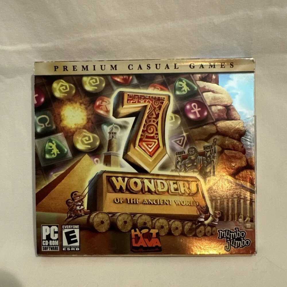 7 Wonders Of The Ancient World (PC,CD-ROM) 2007 Puzzle Game Sealed